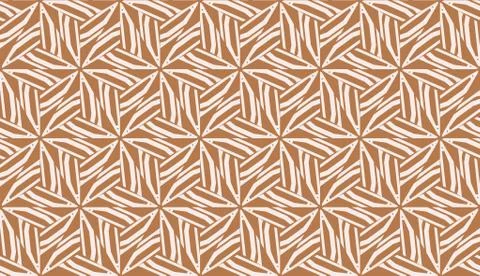 Vector Seamless layout with curved line, illusion triangles. Abstract hipster Stock Illustration