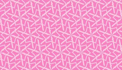 Vector Seamless layout with curved line, illusion triangles. Abstract hipster Stock Illustration