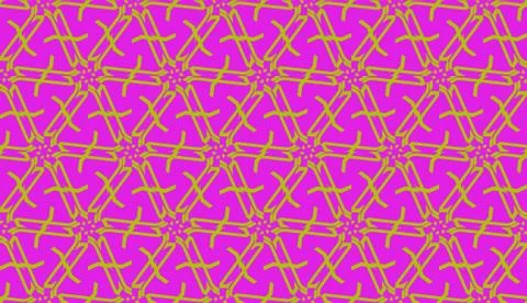 Vector Seamless layout with curved line, illusion triangles. Abstract hipster Stock Illustration