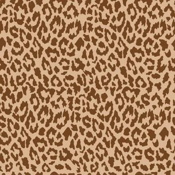 Vector seamless leopard pattern. Trendy background Stock Illustration