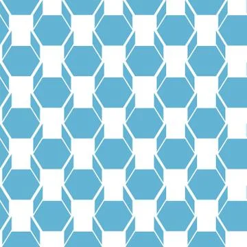 Vector seamless linear geometric pattern. Blue color Stock Illustration
