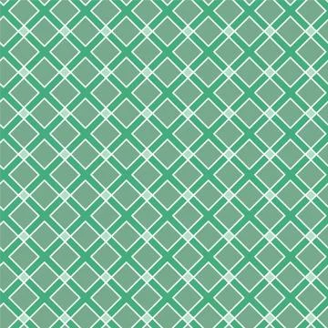 Vector seamless linear geometric pattern. Green color Stock Illustration