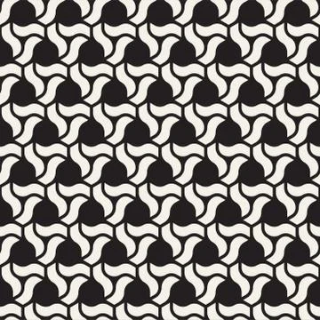 Vector seamless lines mosaic pattern. Modern stylish abstract texture. Repeating Stock Illustration