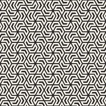 Vector seamless lines mosaic pattern. Modern stylish abstract texture. Repeating イラスト素材