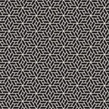 Vector seamless lines mosaic pattern. Modern stylish abstract texture. Repeating Illustrazione stock