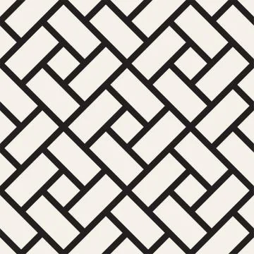 Vector seamless lines mosaic pattern. Modern stylish abstract texture. Repeating イラスト素材