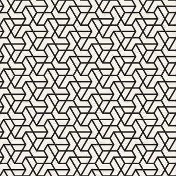 Vector seamless lines mosaic pattern. Modern stylish abstract texture. Repeating イラスト素材