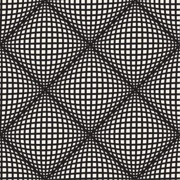 Vector seamless lines mosaic pattern. Modern stylish abstract texture. Repeating Illustrazione stock