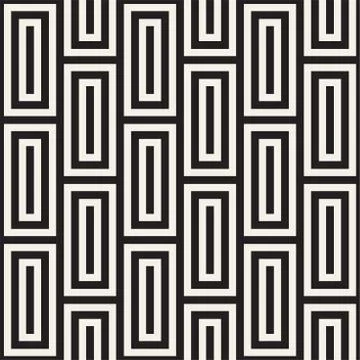 Vector seamless lines mosaic pattern. Modern stylish abstract texture. Repeating イラスト素材