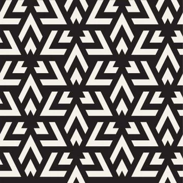 Vector seamless lines mosaic pattern. Modern stylish abstract texture. Repeat 스톡 일러스트