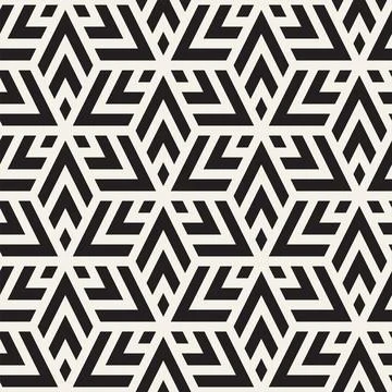 Vector seamless lines mosaic pattern. Modern stylish abstract texture. Repeat Stock Illustration