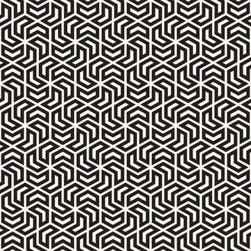 Vector seamless lines mosaic pattern. Modern stylish abstract texture. Repe.. Stock Illustration