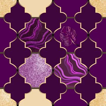 Vector Seamless Luxury Moroccan Pattern. Stock Illustration