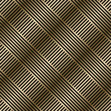 Vector seamless luxury striped geometric pattern. Gold royal design. Repeatable イラスト素材