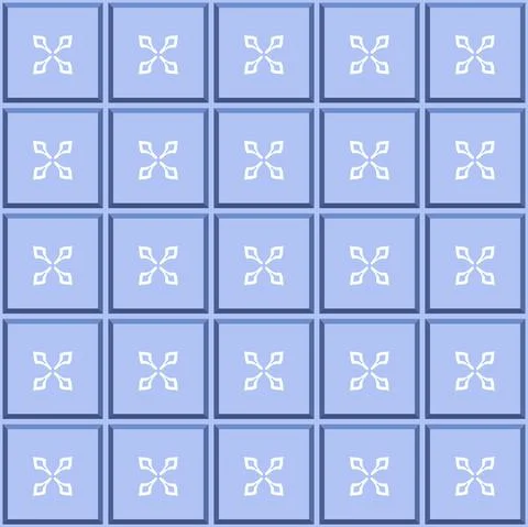 Vector. Seamless mediterranean geometric folk pattern. Talavera template. Stock Illustration