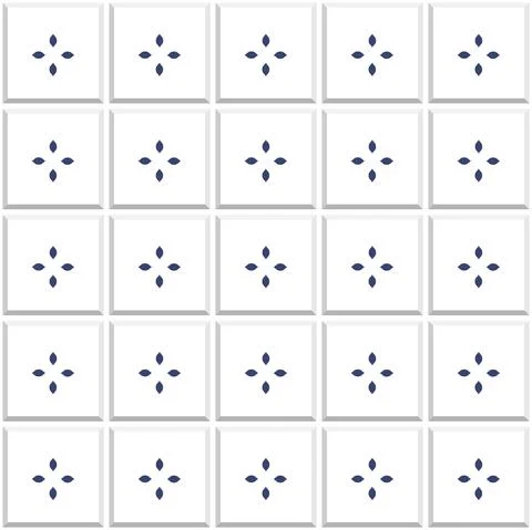 Vector. Seamless mediterranean geometric folk pattern. Talavera template. Stock Illustration
