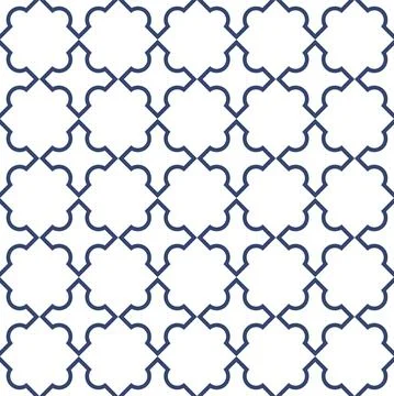 Vector. Seamless mediterranean geometric pattern in patchwork style. Stockillustratie