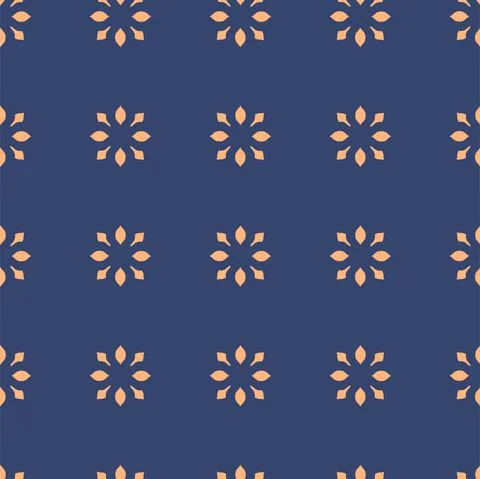 Vector. Seamless mediterranean geometric pattern in patchwork style. Talavera Stock Illustration