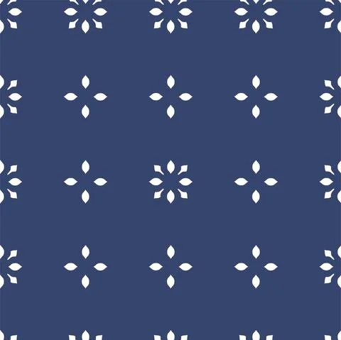 Vector. Seamless mediterranean geometric pattern in patchwork style. Talavera 스톡 일러스트