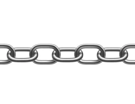 Vector seamless metal chain イラスト素材