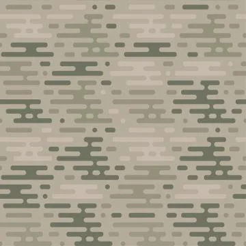 Vector seamless military pattern Stock Illustration