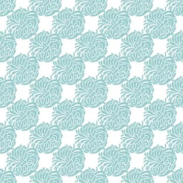 Vector seamless minimalistic style pattern. Abstract colorful background. Mod Stock Illustration