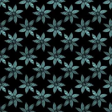 Vector seamless minimalistic style pattern. Abstract colorful background. Mod Illustrazione stock