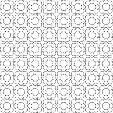 Vector seamless monochrome pattern of arbitrary lines of the square. Stock il Stock Illustration