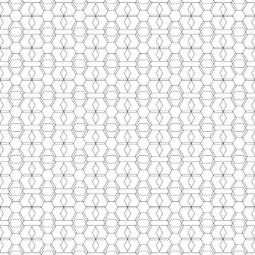 Vector seamless monochrome pattern of arbitrary lines of the square. Stock il Stock Illustration