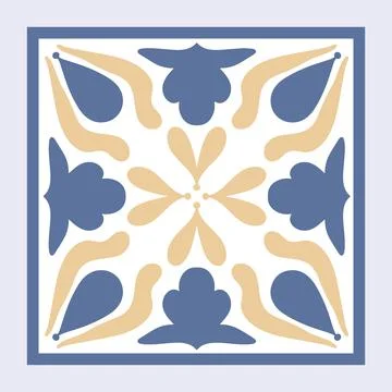 Vector Seamless Moroccan mosaic Tile with colorful Patchwork 스톡 일러스트