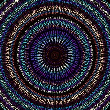 Vector seamless mosaic art pattern. Art background. Stock Illustration