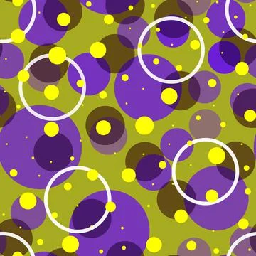 Vector seamless mosaic art pattern. Art background. Illustrazione stock