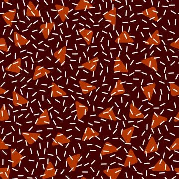 Vector seamless mosaic art pattern. Art background. Stock Illustration