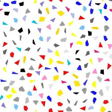 Vector seamless mosaic art pattern. Art background. Illustrazione stock