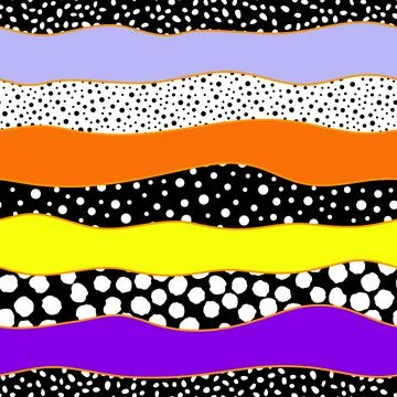 Vector seamless mosaic art pattern. Art background. Stock Illustration