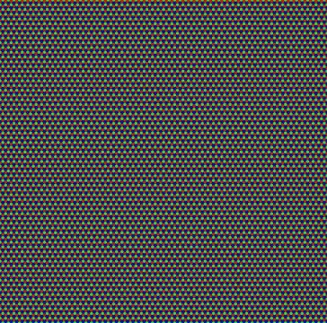 Vector seamless mosaic dots pattern. RGB spectrum dots. Red, green, blue ci.. Stock Illustration