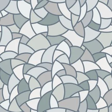 Vector seamless mosaic pattern of polygonal elements イラスト素材