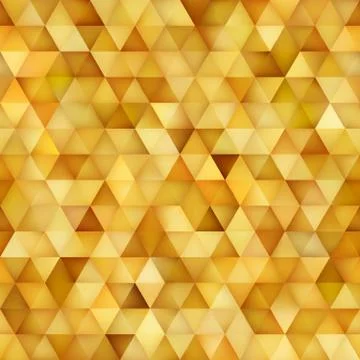 Vector Seamless Multicolor Gradient Triangle Shape Grid Geometric Pattern Stock Illustration