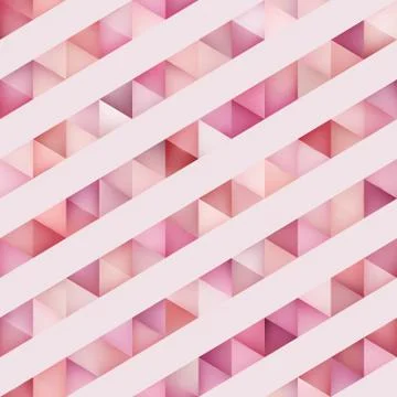 Vector Seamless Multicolor Triangles And Diagonal Lines Geometric Pattern 스톡 일러스트