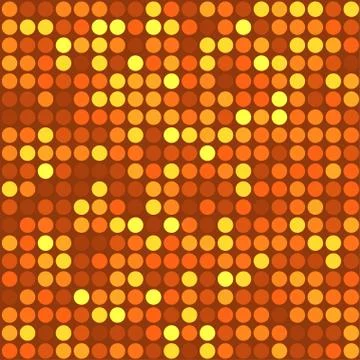 Vector seamless orange mosaic pattern Illustrazione stock