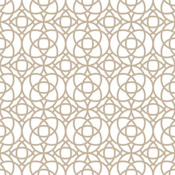 Vector seamless oriental pattern - simple geometric design. Abstract trendy Illustrazione stock