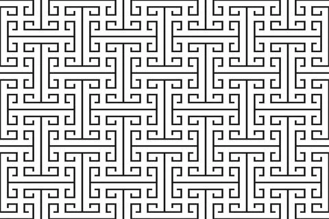 Vector seamless ornamental background. Ornate texture - geometric minimalistic Иллюстрация