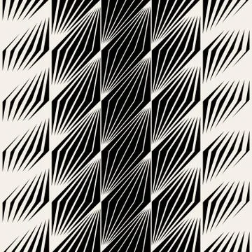 Vector Seamless Parallelogram Halftone Oblique Lines Pattern Stock Illustration