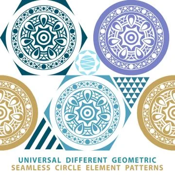 Vector seamless patchwork background from dark blue and white ornaments, geom 스톡 일러스트