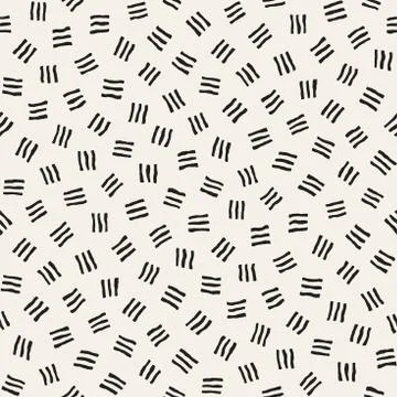 Vector Seamless Pattern. Abstract Background With Scattered Geometric Shapes. Stock Illustration