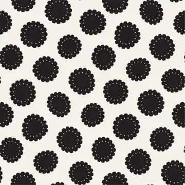 Vector seamless pattern. Abstract background with floral brush strokes イラスト素材