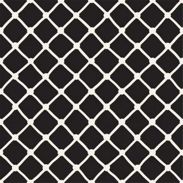 Vector Seamless Pattern. Abstract Background With Brush Lines. Monochrome Hand Stockillustratie