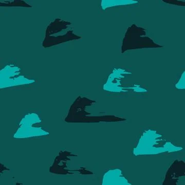 Vector seamless pattern. Abstract background with brush strokes. Ink painted Stock Illustration
