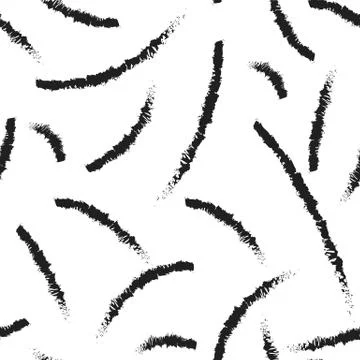 Vector seamless pattern. Abstract background with stylized lnk brush strokes. イラスト素材