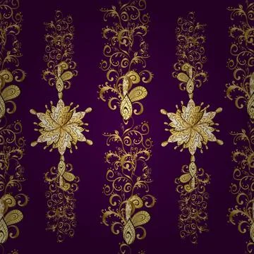 Vector. Seamless pattern. Abstract background with islamic ornament, arabic geom Stock Illustration